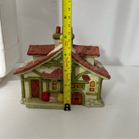 VTG Santakin's Village Chubby's Bakery Porcelain Christmas Home Decor with Box - Picture 7 of 12